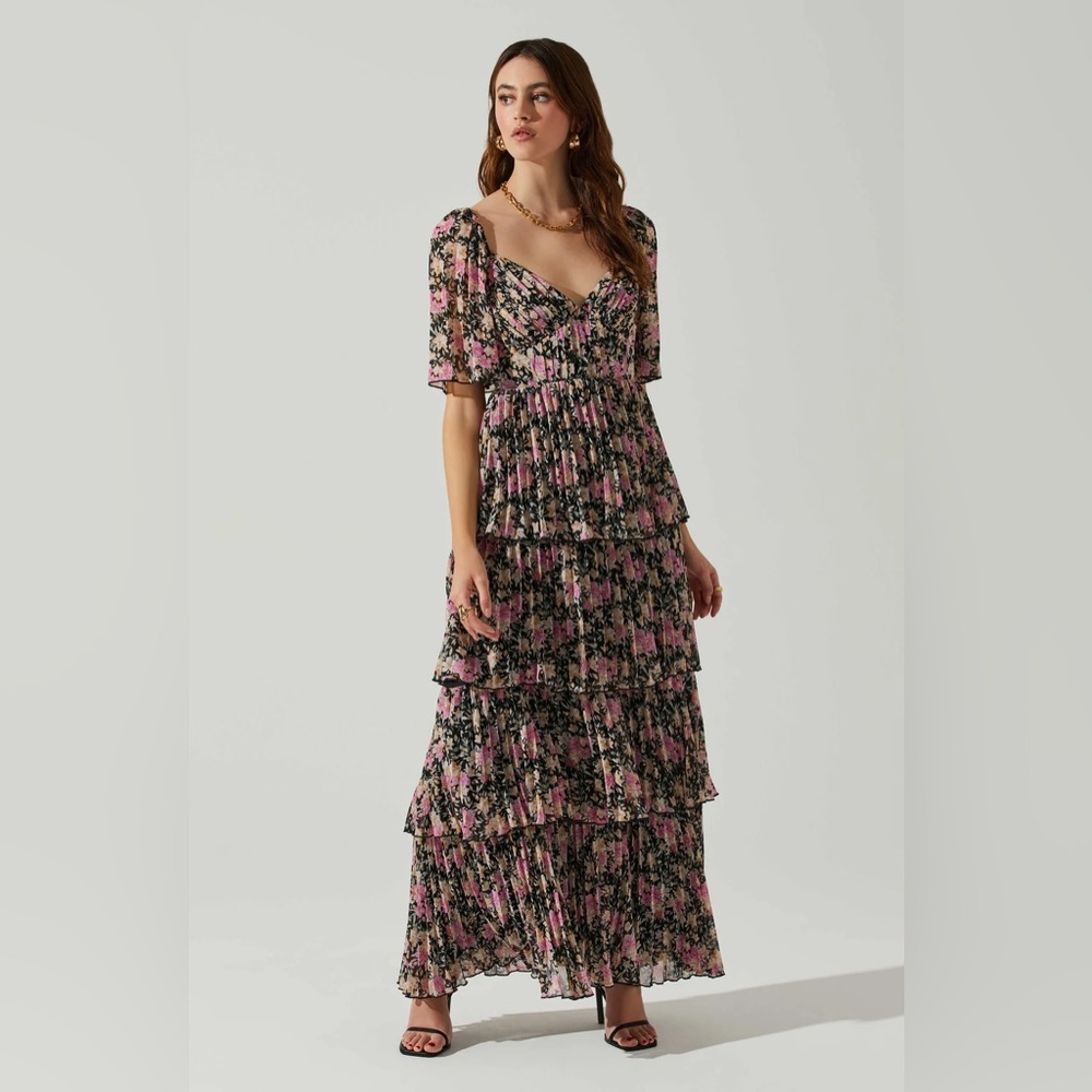 Astr the Label Floral Maxi Dress SMALL